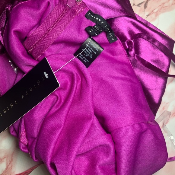 Thirty Thirty sleeveless purple Mini  Dress size S - Picture 5 of 7